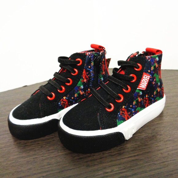 Brand New Ground Up Marvel Lace-Up High-Top Sneakers. MultiColor ETML5007FL F55 - Picture 5 of 9